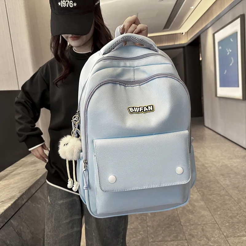 SEVENMOONS Nylon Backpack Unisex Multicolor-11