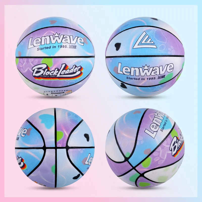 LENWAVE PU Basketball Size 7 Training Unisex-2