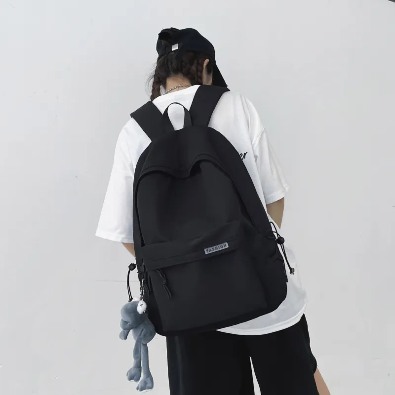 SEVENMOONS Nylon Backpack Unisex Ecru/Blue/Black/Burgundy-14