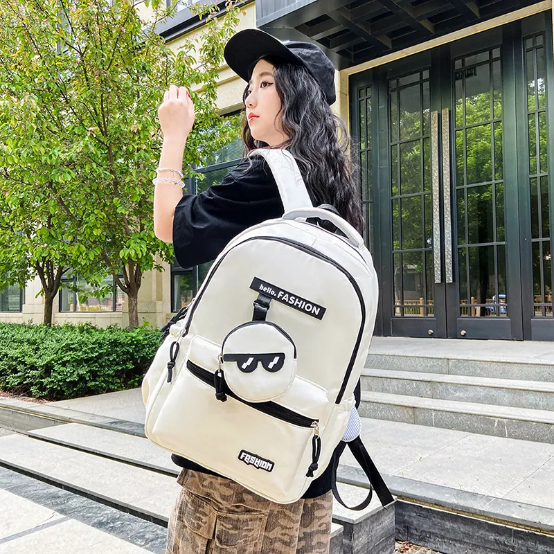 SEVENMOONS Oxford Backpack Unisex Multicolor-2