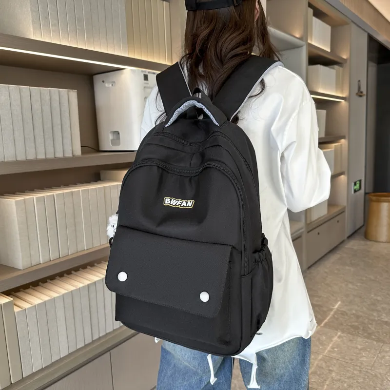 SEVENMOONS Nylon Backpack Unisex Multicolor-4