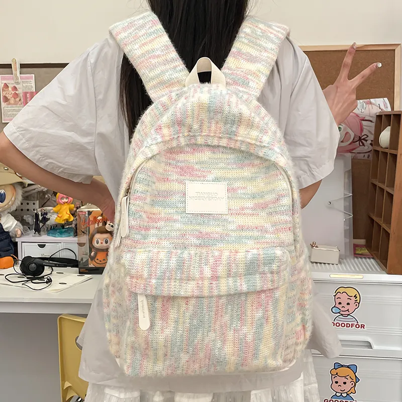 SEVENMOONS Nylon Backpack Women's Multicolor-5