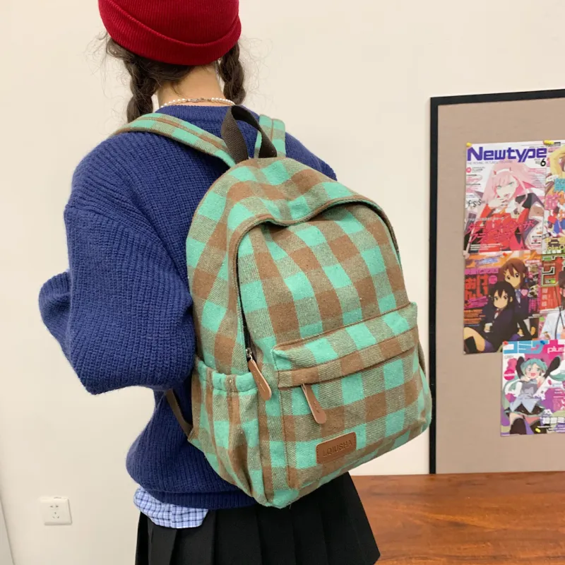 SEVENMOONS Canvas Backpack Unisex Multicolor-7