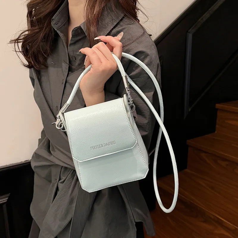 SEVENMOONS PU Crossbody Bag Women's Ecru/Black/Dark Brown/Light Blue/Pink-10
