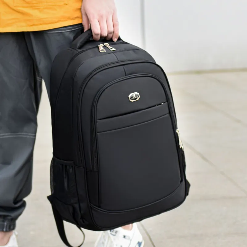 SEVENMOONS Oxford Backpack Men's Gray/Black/Blue-5