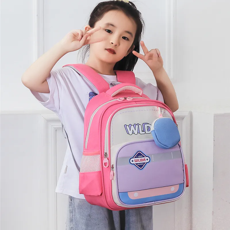 SEVENMOONS Oxford Student Bag Kids' Multicolor-15