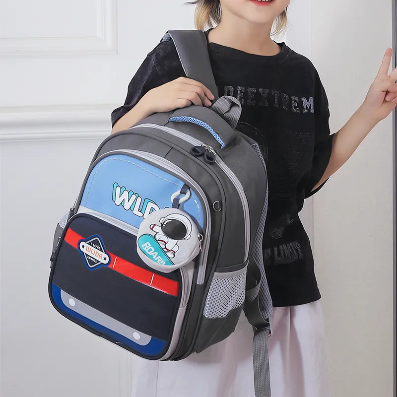 SEVENMOONS Oxford Student Bag Kids' Multicolor-7