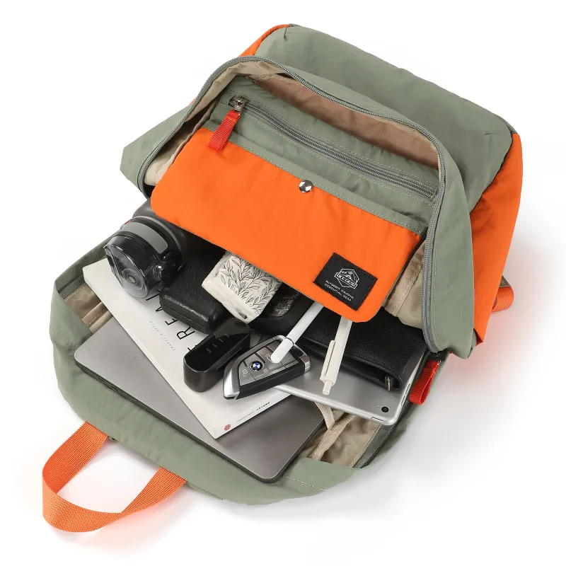 OCE GEAR Waterproof Nylon Laptop Backpack Regular Unisex Multicolor-2