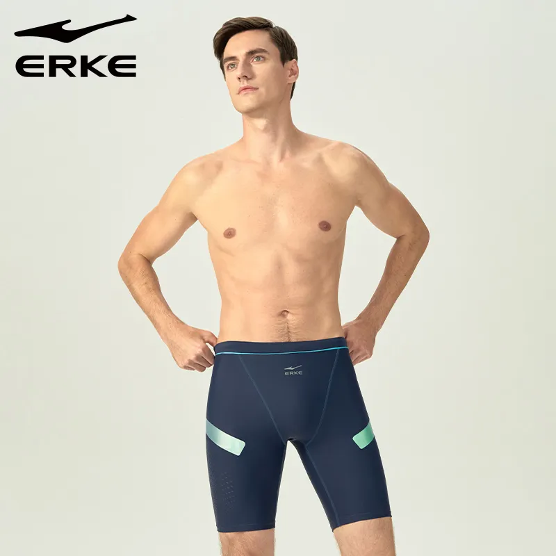 Erke Swimming Trunks Three-Piece Set Men's-5