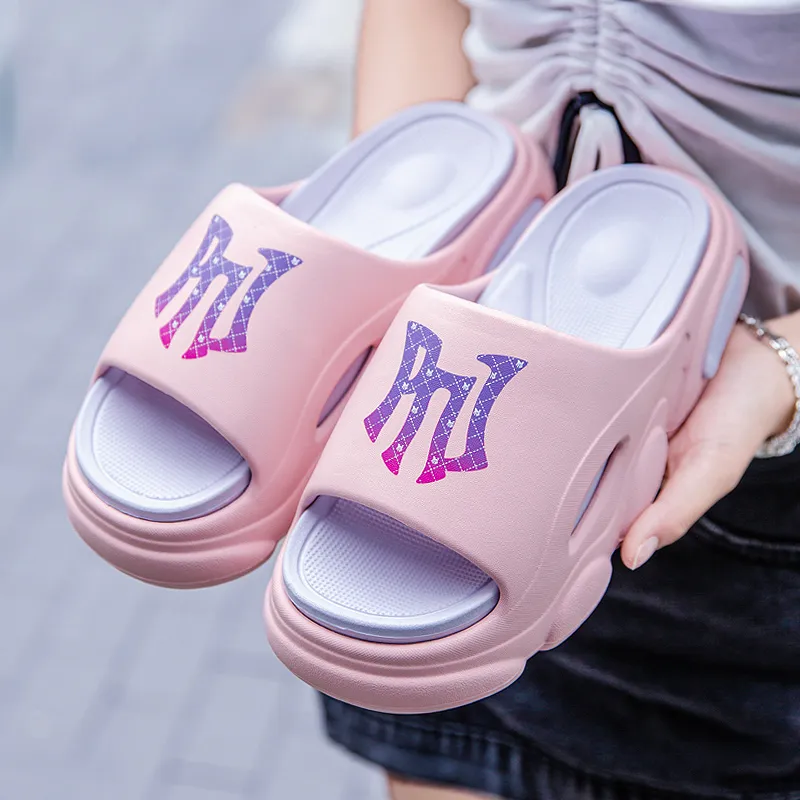 Pnj Cotton Sensory Slippers Unisex Pink Purple-2