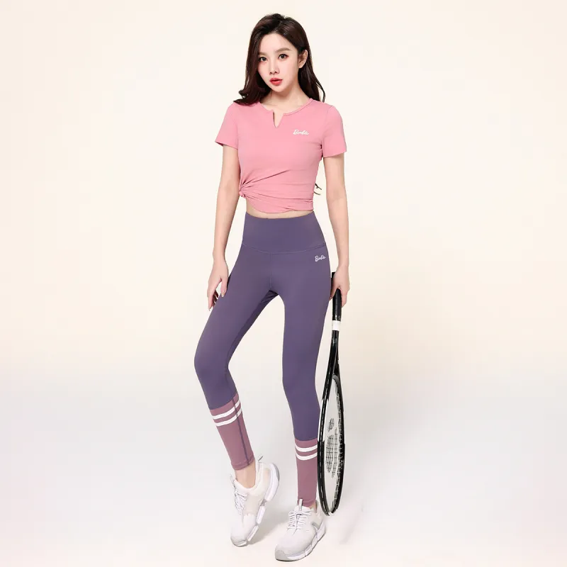 Barbie Sports Pants Women's Sauce Eggplant Purple-3