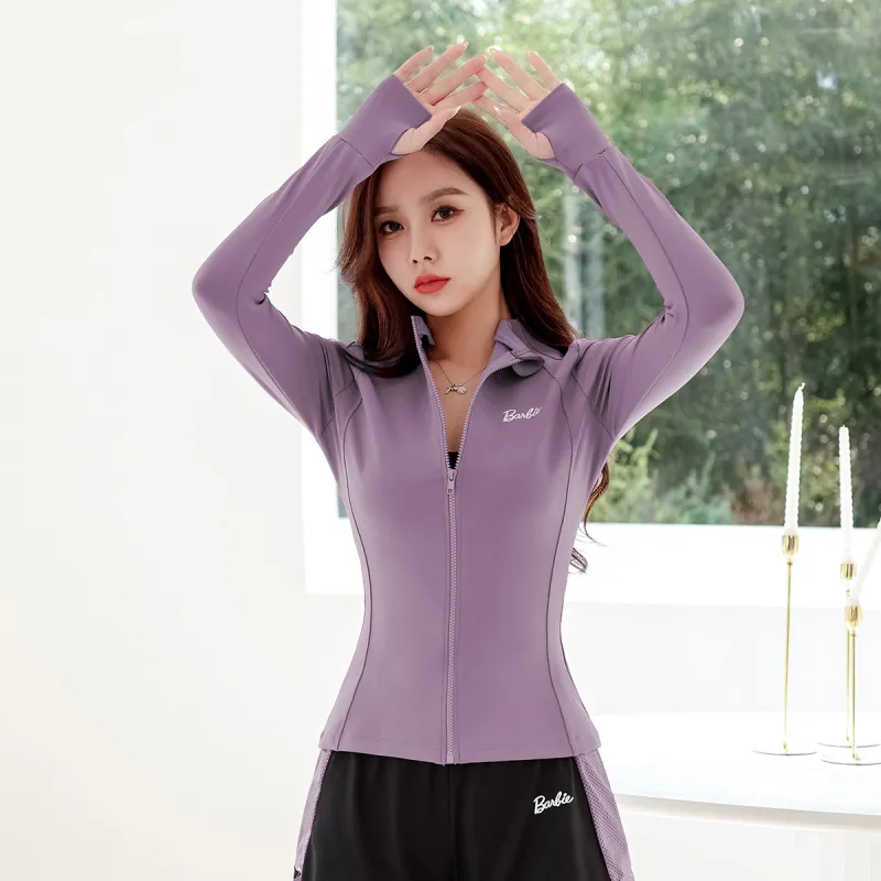 Barbie Yoga Coat Women's Purple-6