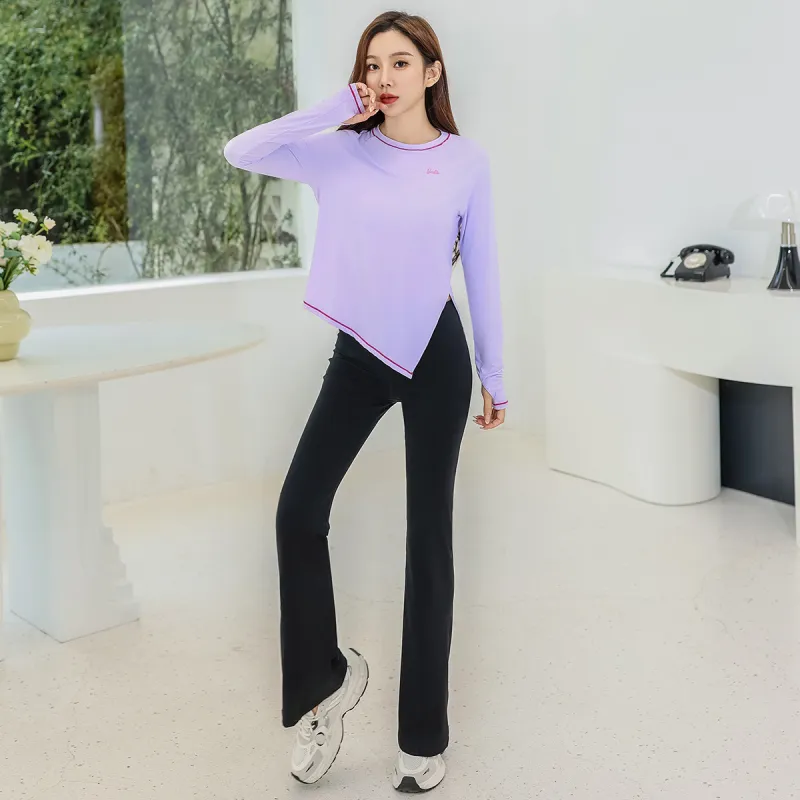 Barbie Yoga T Shirt Women's Light Purple-4