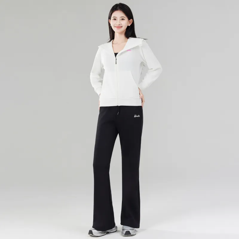 Barbie Yoga Jackets Women's Cream White-4