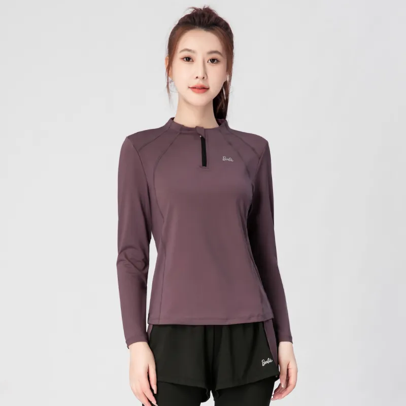 Barbie Yoga T Shirt Women's Purple-2