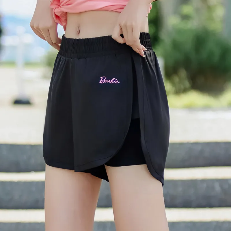 Barbie Sports Shorts Women's Black-1