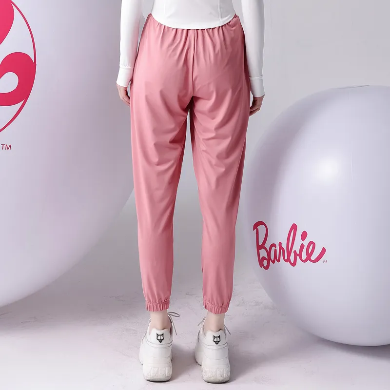 Barbie Sports Pants Women's White+Pink-2
