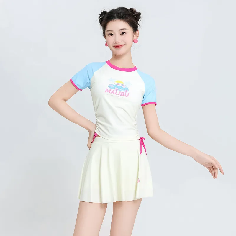 Barbie Two Piece Swimsuit Women's-3