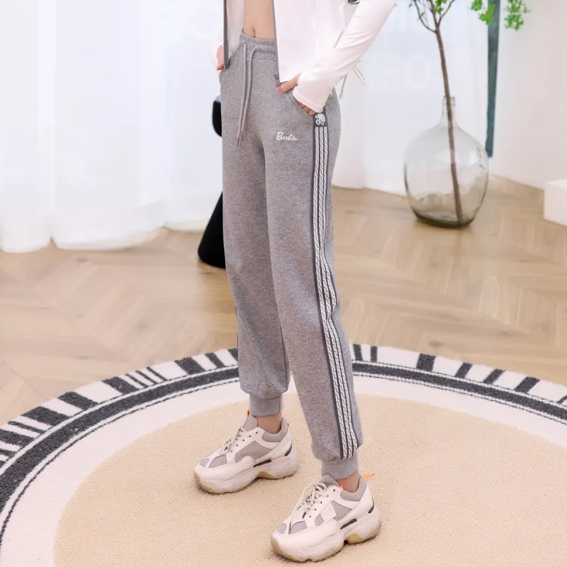Barbie Sports Pants Women's Light Gray-2