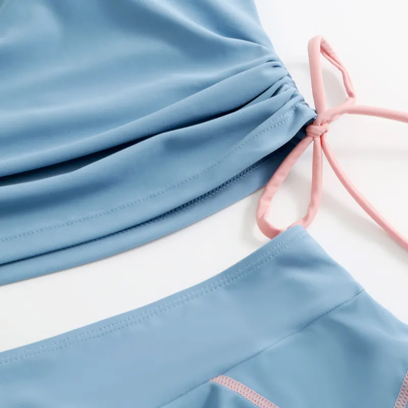 Barbie Two Piece Swimsuit Women's Blue-6