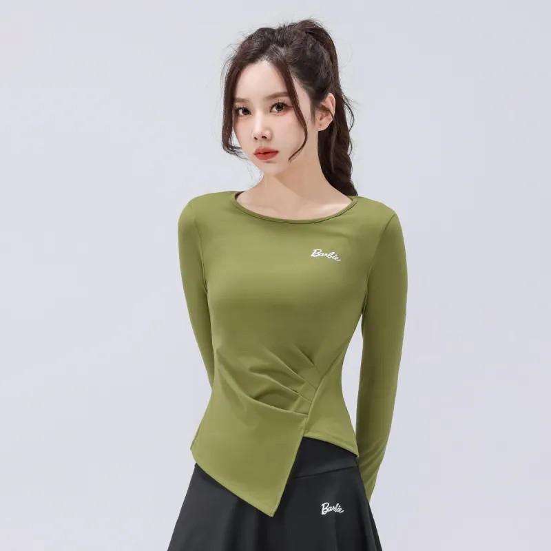 Barbie Yoga T Shirt Avocado Green-5