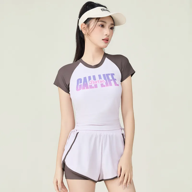 Barbie Two Piece Swimsuit Women's-4