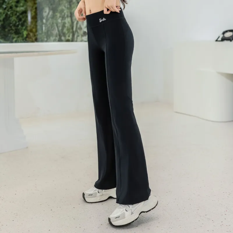 Barbie Sports Pants Women's Trendy Black-2