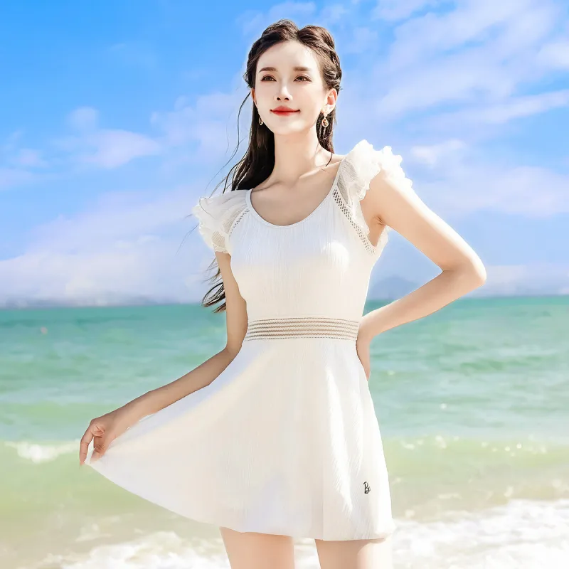Barbie One piece Swimsuit Women's White-2