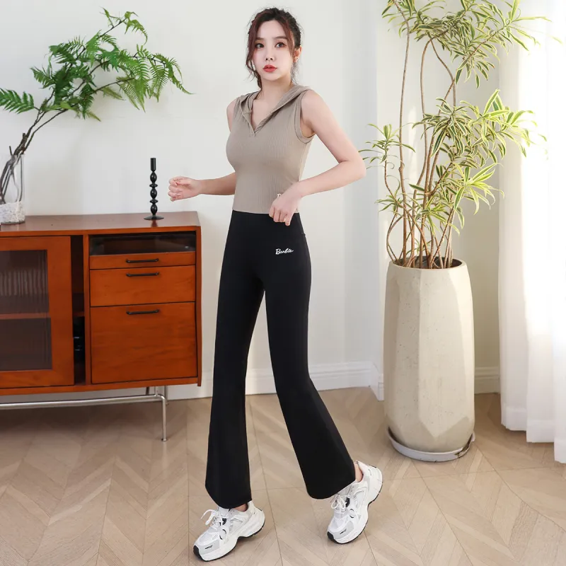 Barbie Yoga T Shirt Khaki[with Fixed Pads]-4