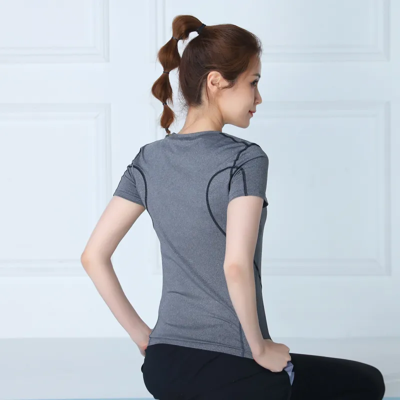 Barbie Yoga T Shirt Women's Heather Gray-5