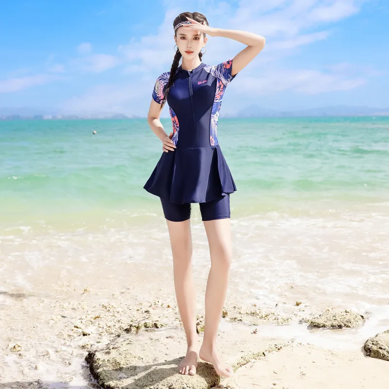 Barbie One piece Swimsuit Women's Blue-5