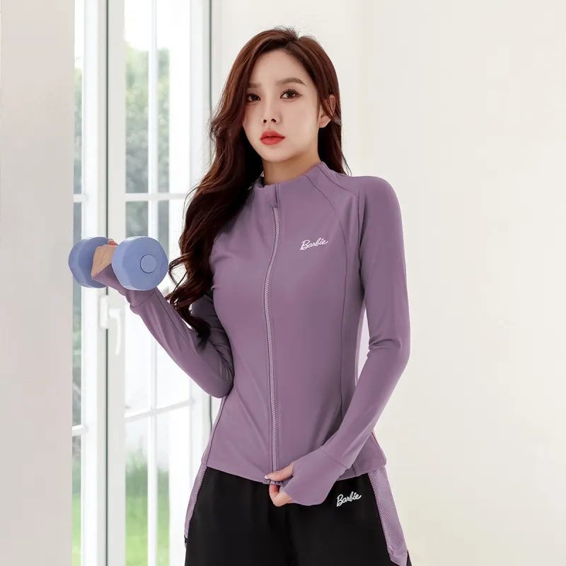 Barbie Yoga Coat Women's Purple-2