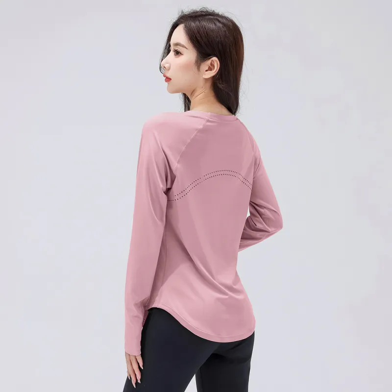 Barbie Yoga T Shirts Women's Lotus Pink Melody-2