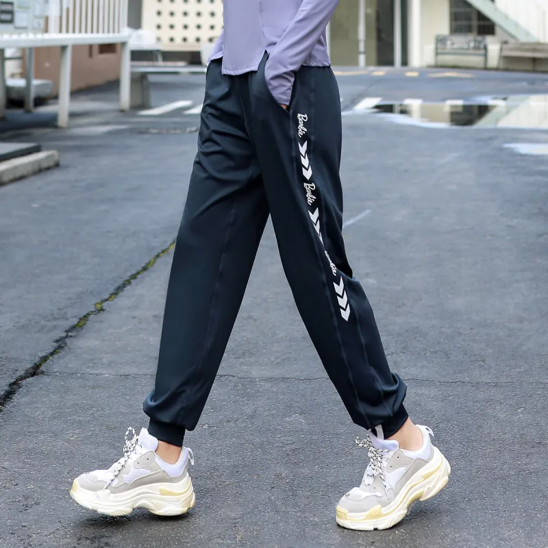 Barbie Sports Pants Women's Gray-4