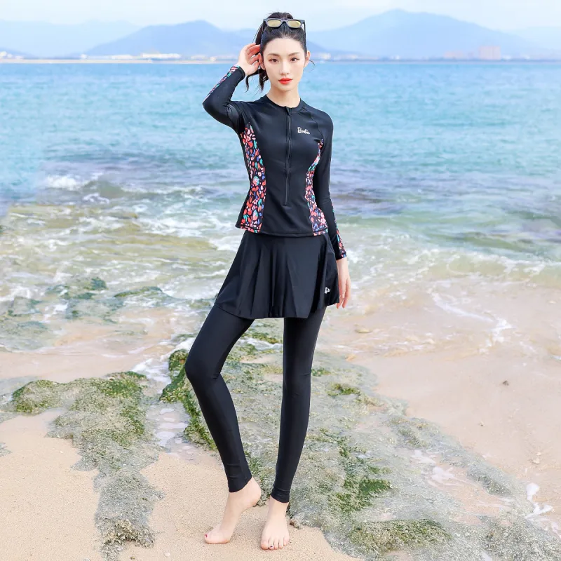 Barbie Two Piece Swimsuit Women's Black-3