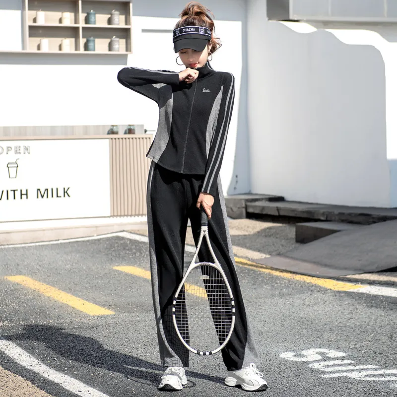 Barbie Sports Pants Women's Black Gray-4