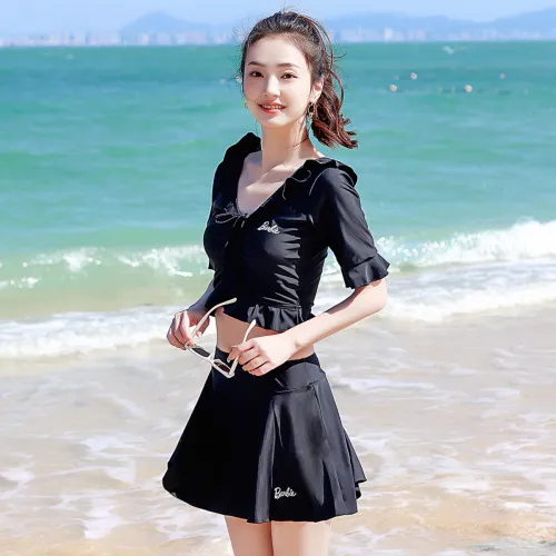 Barbie Two Piece Swimsuit Women's Black