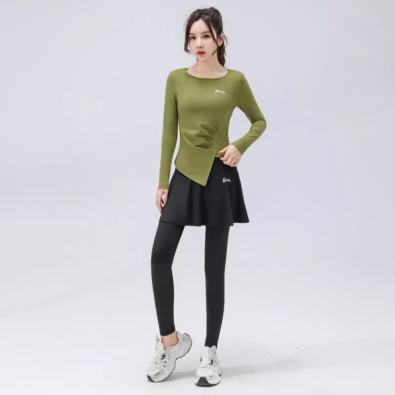 Barbie Yoga T Shirt Avocado Green-4