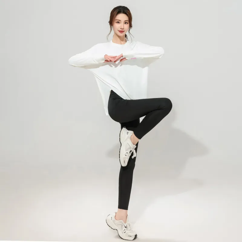 Barbie Yoga T Shirts Women's White-3