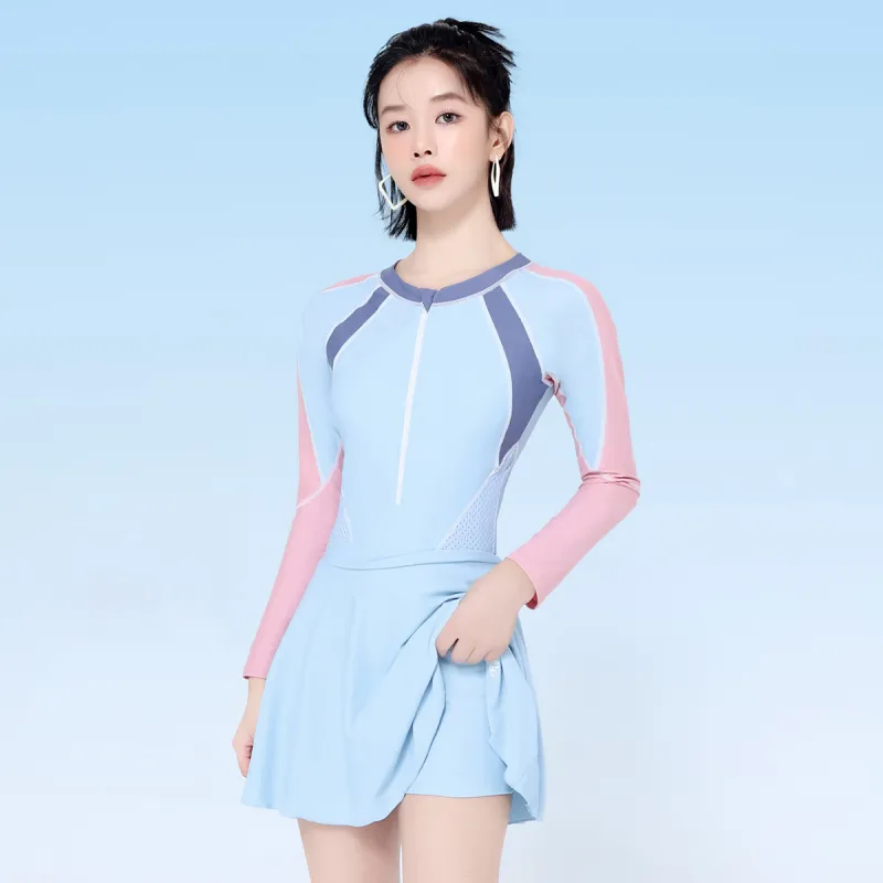 Barbie One piece Swimsuit Women's Blue-2