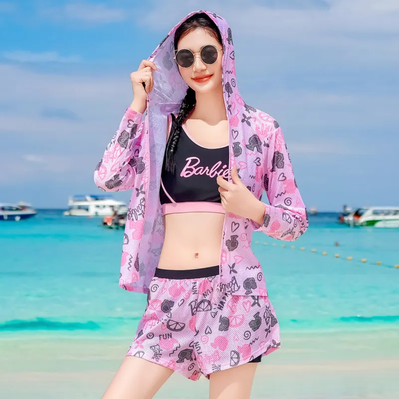 Barbie Two Piece Swimsuit Women's-3
