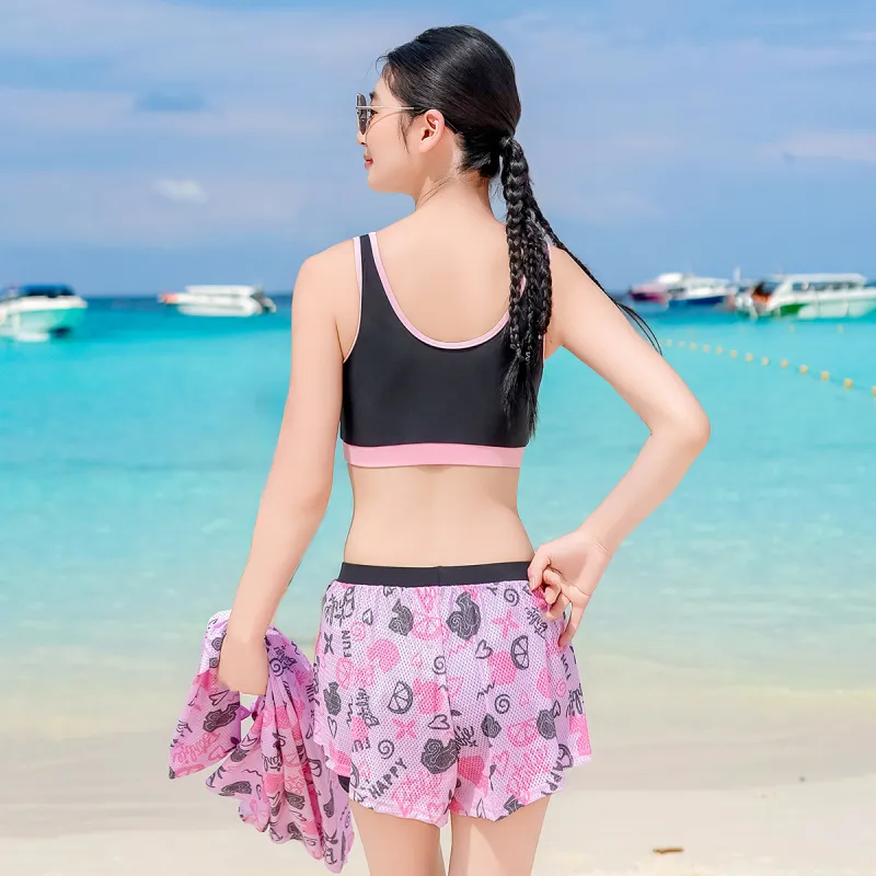 Barbie Two Piece Swimsuit Women's-4