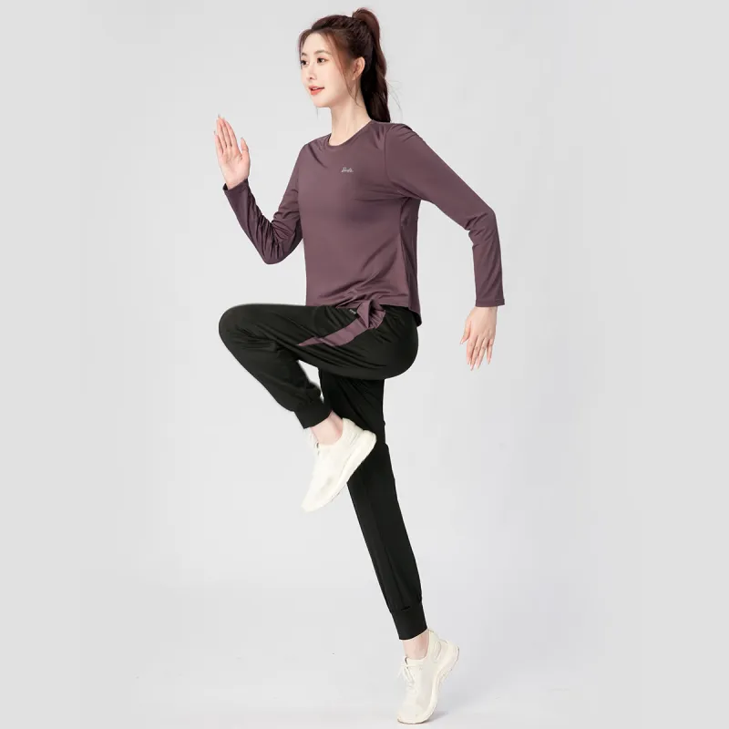 Barbie Yoga T Shirt Women's Purple-4