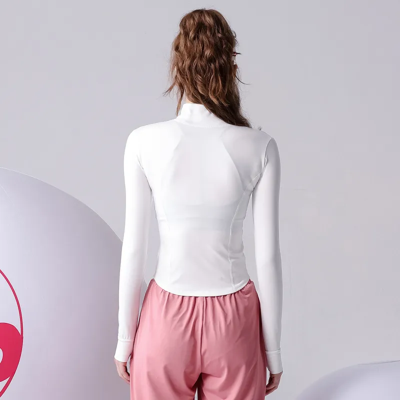 Barbie Yoga Jackets Women's White-2
