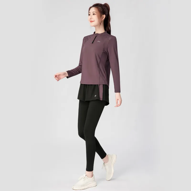 Barbie Yoga T Shirt Women's Purple-4