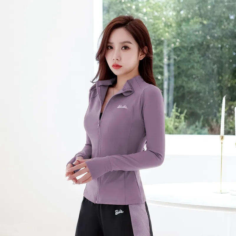 Barbie Yoga Coat Women's Purple-3