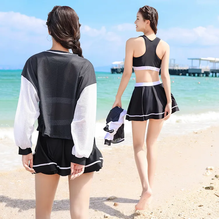 Barbie Two Piece Swimsuit Women's Black-1