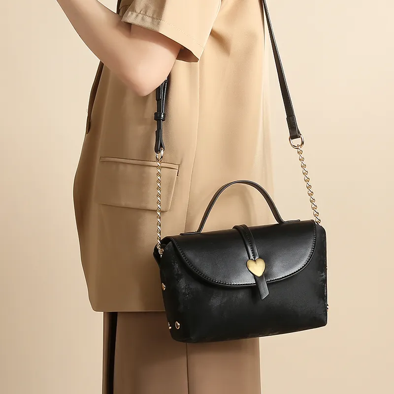 TUCANO PU Shoulder Bag, Crossbody Bag, Handbag Women's Black-7