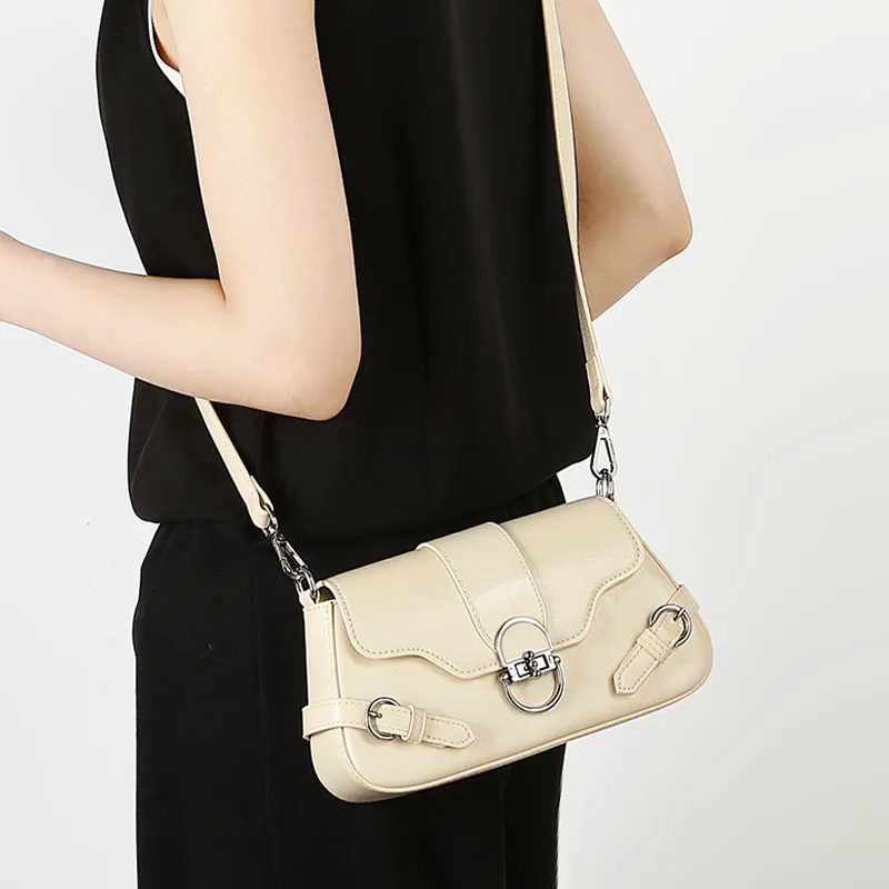 TUCANO PU Shoulder Bag Women's Haze Blue/Crescent Apricot-9