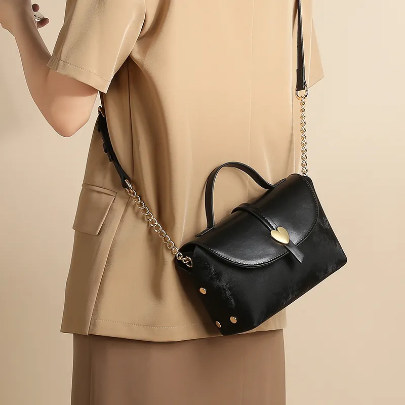 TUCANO PU Shoulder Bag, Crossbody Bag, Handbag Women's Black-5